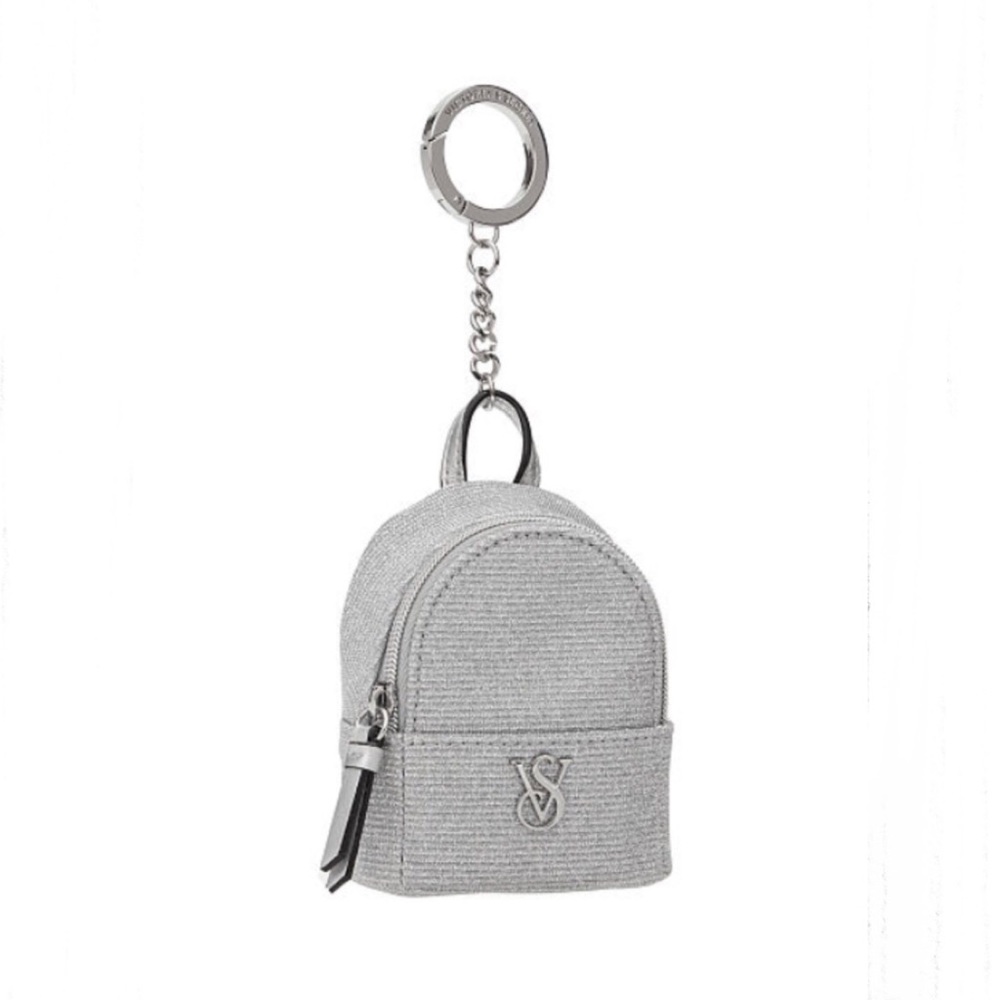 VS Silver Micro Bag/Mini Backpack Keychain Charm